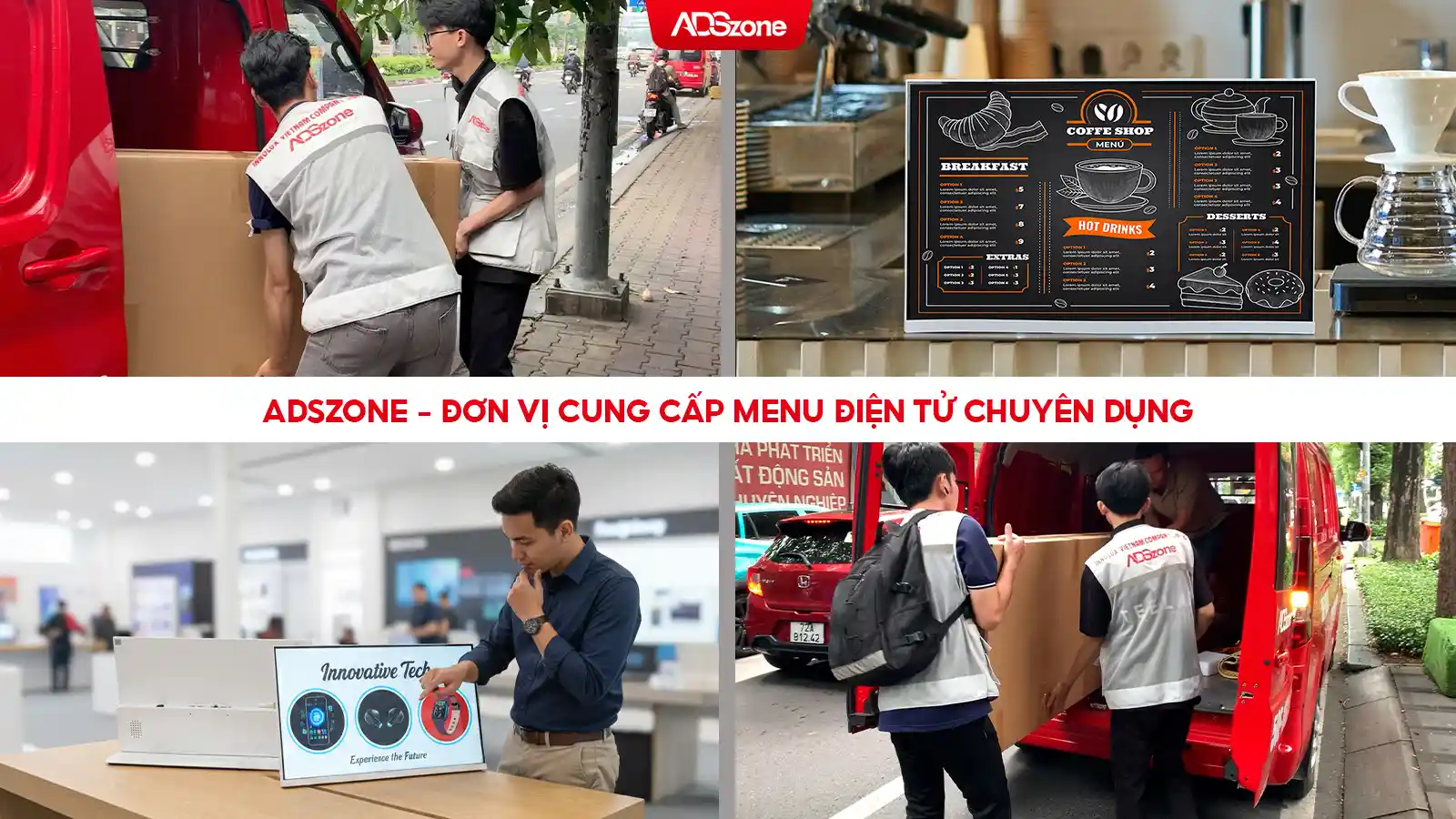 ADSzone - Đơn Vị Cung Cấp Menu Điện Tử Uy Tín