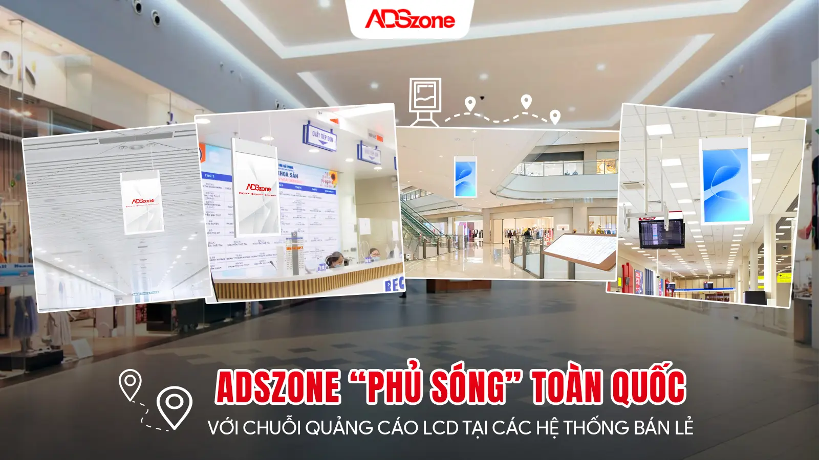 Màn Hình Quảng Cáo Thả Trần 1 Mặt - Hiển Thị Nội Dung Sắc Nét