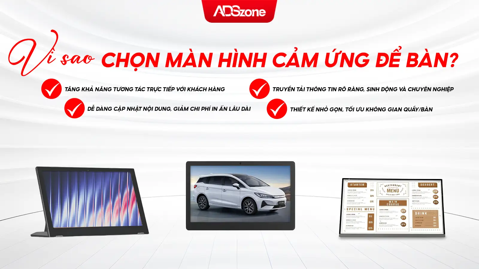 Màn Hình Cảm Ứng Để Bàn Giúp Tương Tác Và Tra Cứu Thông Tin Nhanh Chóng