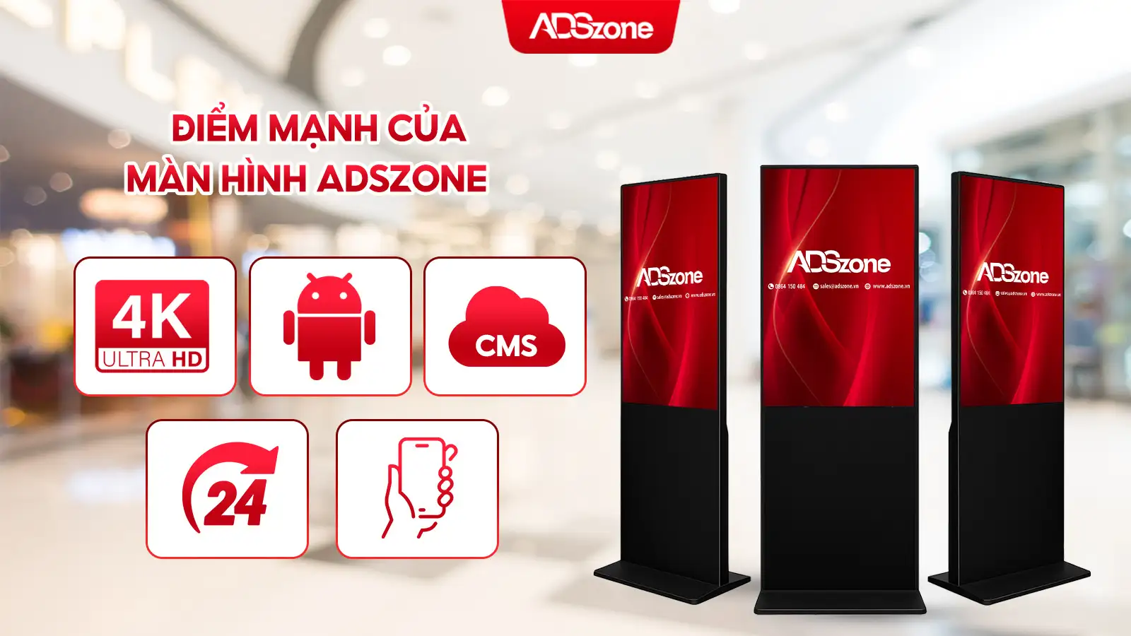 Ưu Điểm Kỹ Thuật Của Màn Hình Quảng Cáo Đảm Bảo Hoạt Động Bền Bỉ