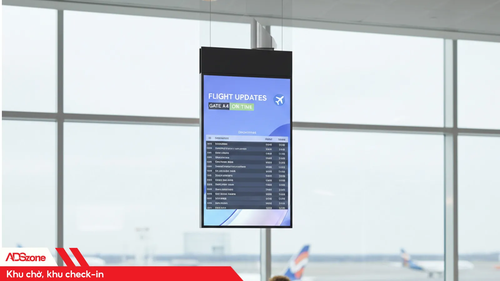 Màn Hình Tại Khu Vực Chờ