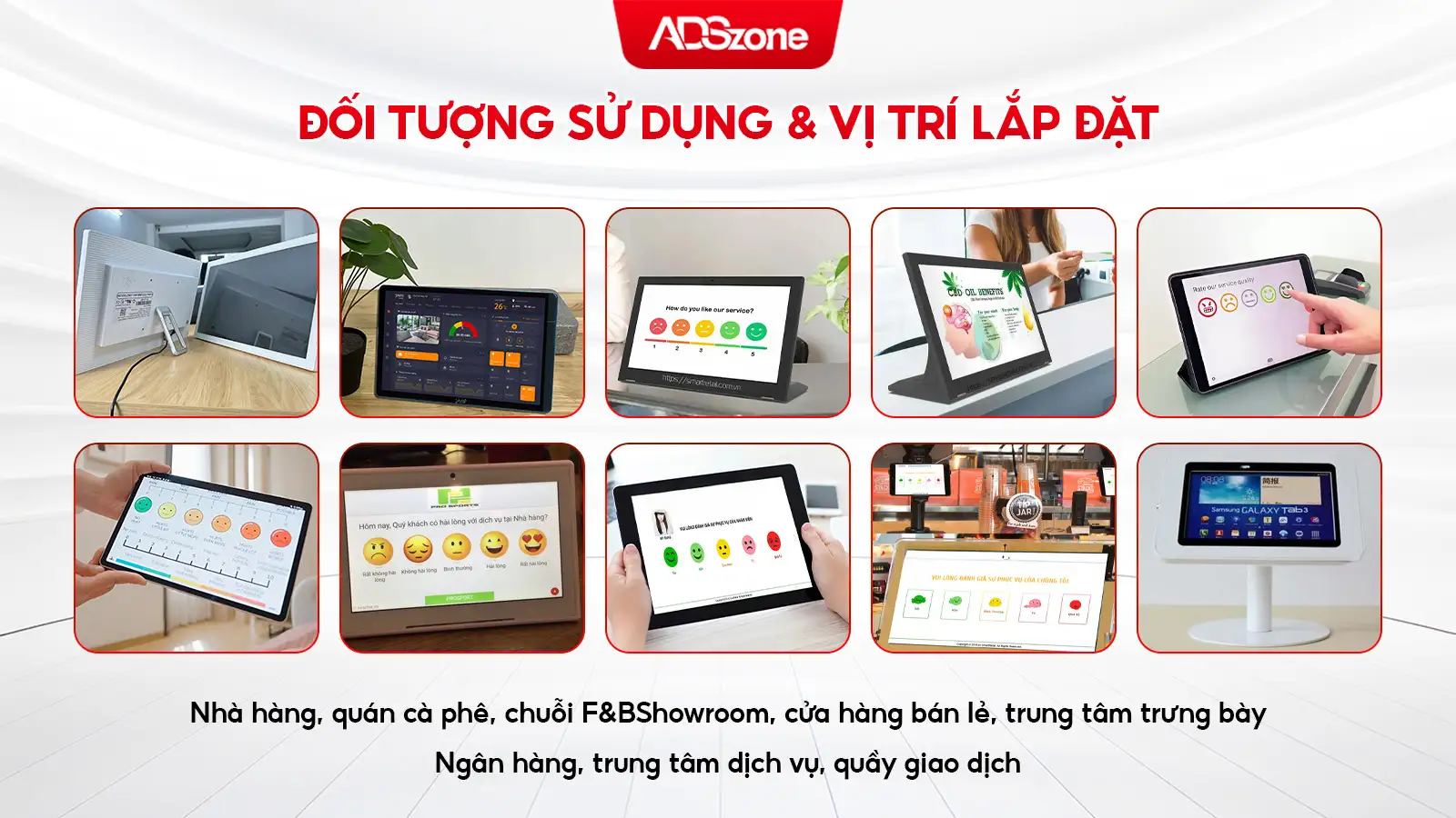 Thiết bị Phù Hợp Tại Nhiều Lĩnh Vực Khác Nhau