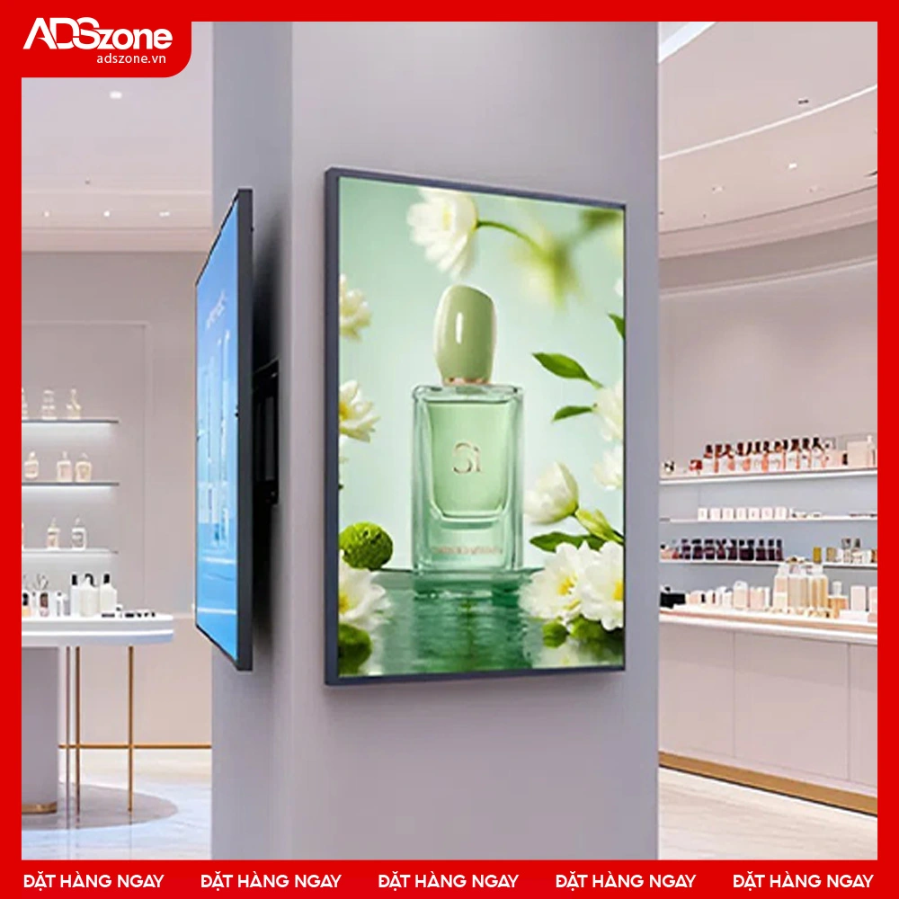 Ảnh Thực Tế Màn Hình Quảng Cáo Treo Tường Siêu Mỏng 43 Inch