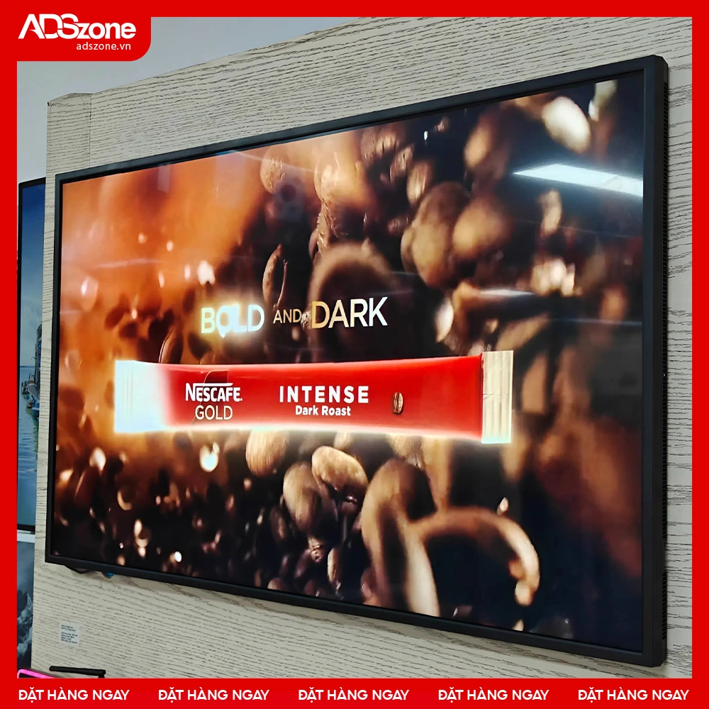Ảnh Thực Tế Màn Hình Quảng Cáo Treo Tường Siêu Mỏng 43 Inch