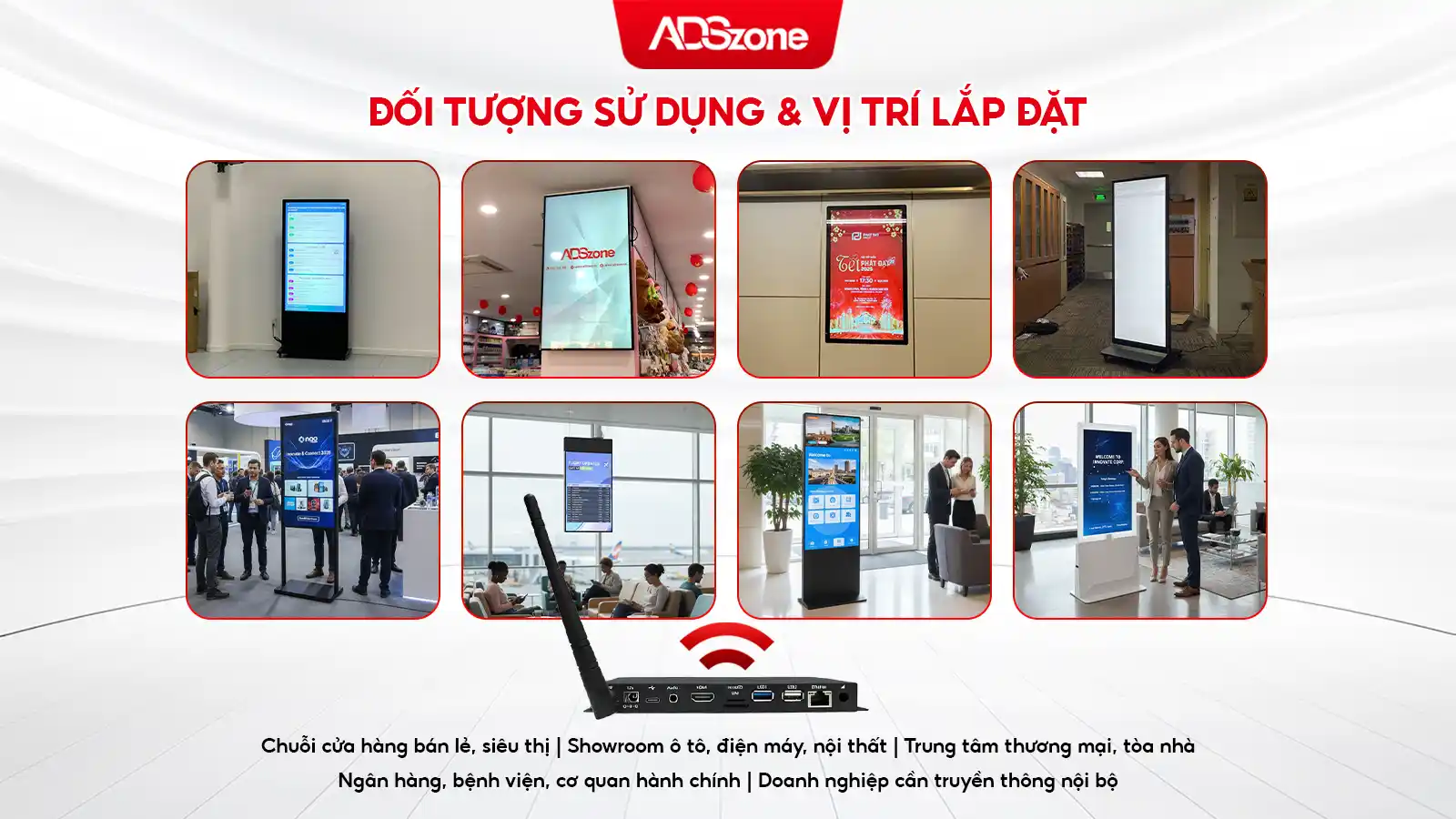 Đối Tượng Sử Dụng & Vị Trí Lắp Đặt