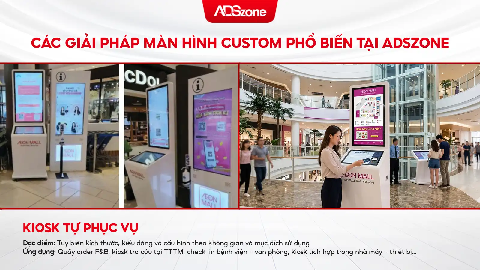Kiosk Tự Phục Vụ Custom