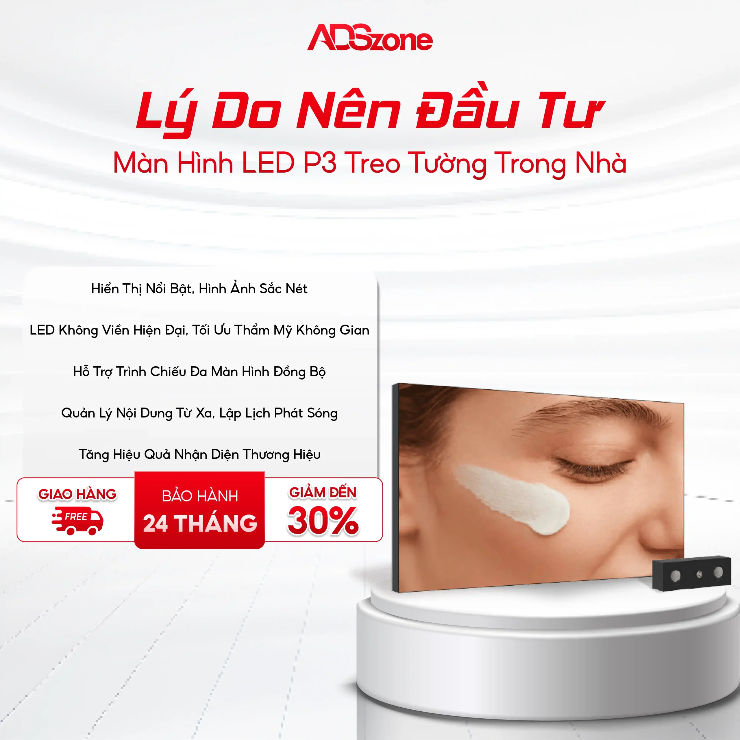 Tại Sao Nên Chọn Màn Hình Quảng Cáo Treo Tường Trong Nhà P3?
