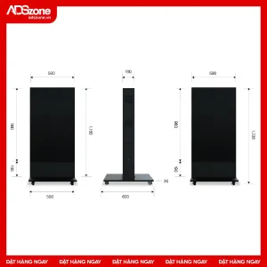Kích Thước Màn Hình LED Chân Đứng Ngoài Trời 2 Mặt