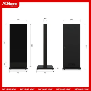 Kich Thước Màn Hình LED Chân Đứng Ngoài Trời Ghép Nối Đa Màn Hình