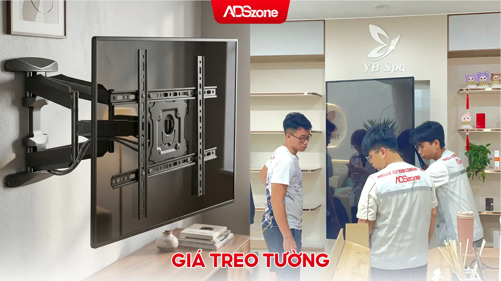 Giá Treo Tường Tiết Kiệm Diện Tích