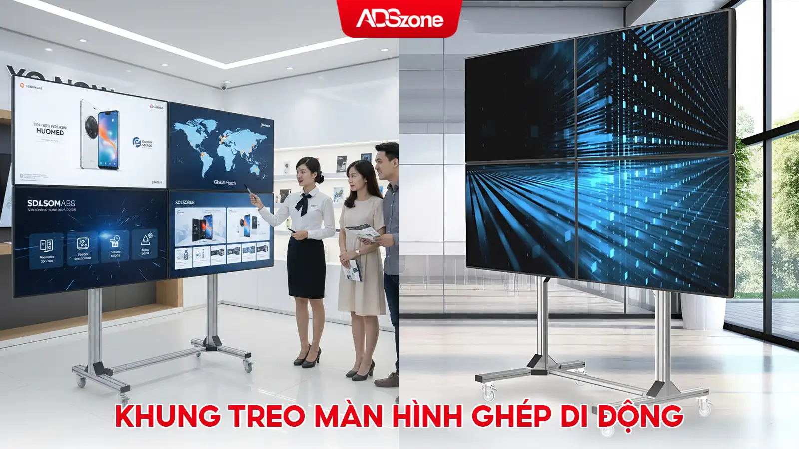 Giá Treo Di Động Linh Hoạt, Thuận Tiện