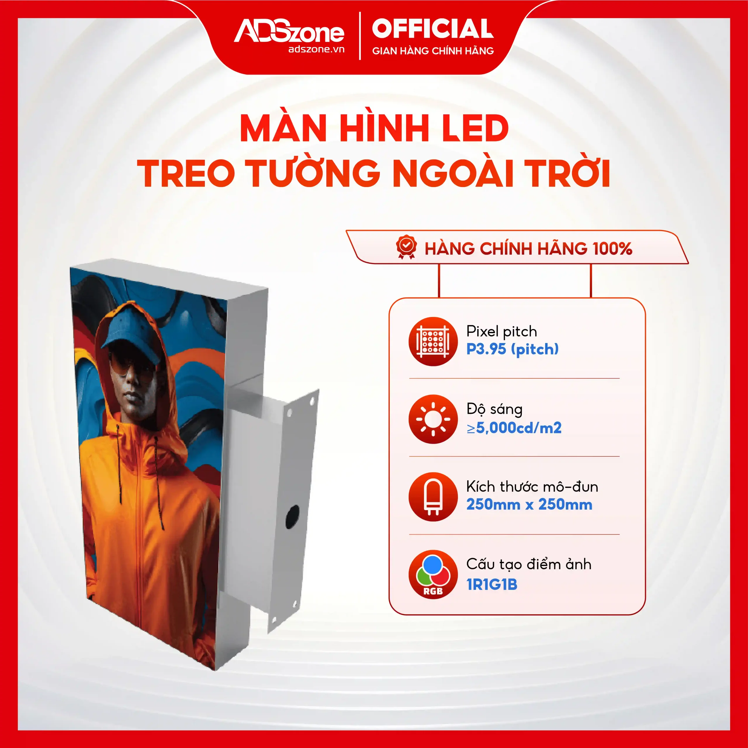Màn Hình LED Treo Tường Ngoài Trời