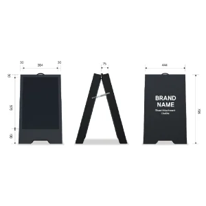 Màn Hình LED Chân Đứng Chữ A 1 Mặt Trong Nhà 2