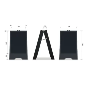 Màn Hình LED Chân Đứng Chữ A 2 Mặt Trong Nhà 2