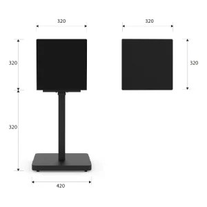 Màn Hình LED Chân Đứng Dạng Khối P2 Trong Nhà 3
