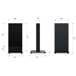 Màn Hình LED Chân Đứng Ngoài Trời 1 Mặt 2