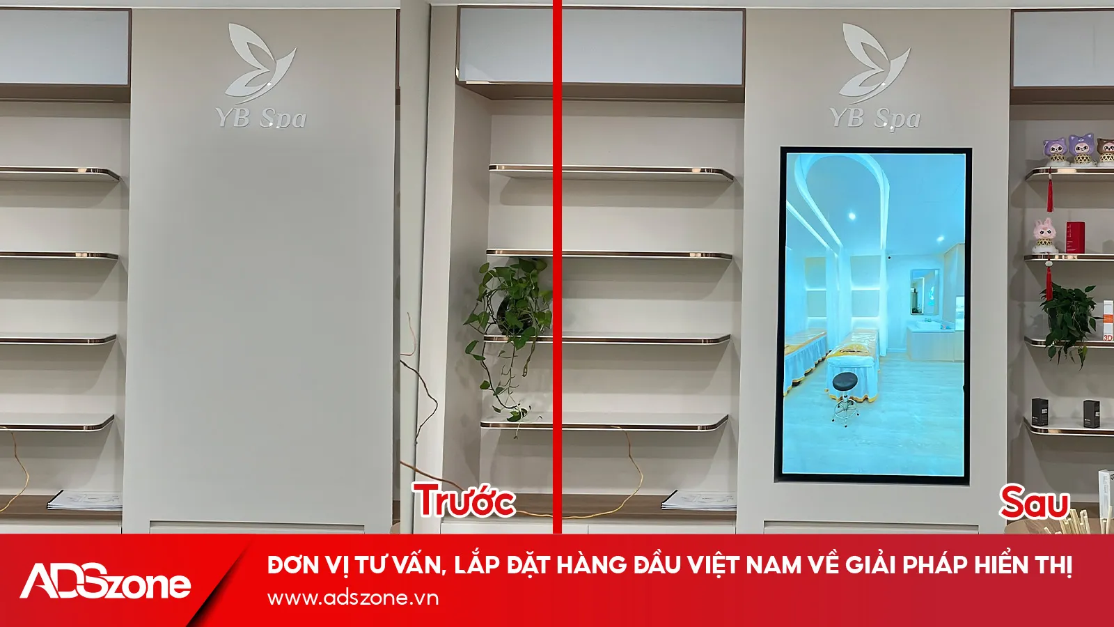 Trước và Sau Khi Lắp Đặt Thiết Bị