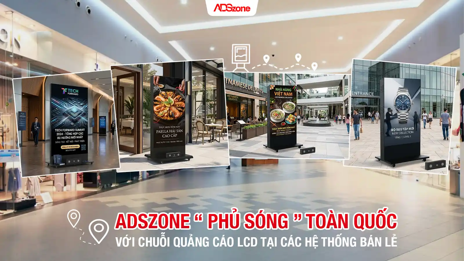 Màn Hình LED Chân Đứng - Đa Dạng Kiểu Dáng