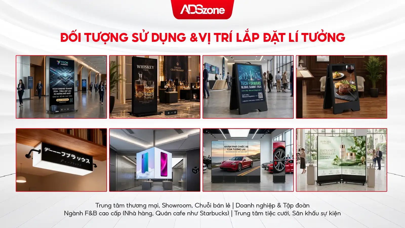 Vị Trí Lắp Đặt Phổ Biến