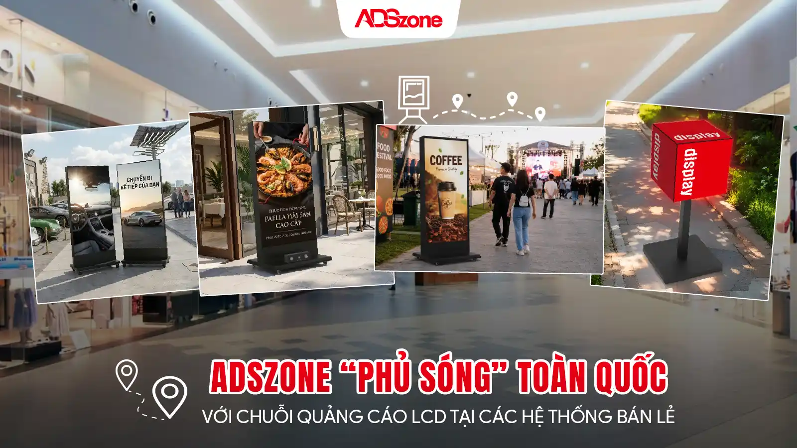 Màn Hình LED Chân Đứng Ngoài Trời Bền Bỉ, Hiển Thị Sắc Nét