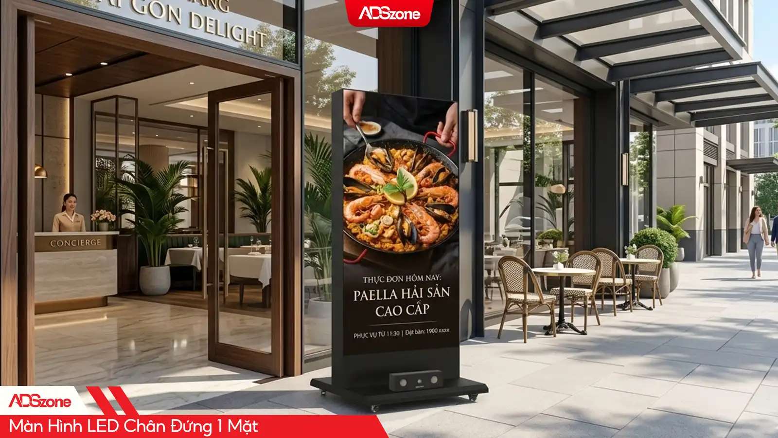 LED Chân Đứng 1 Mặt - Sắc Nét Từng Chi Tiết
