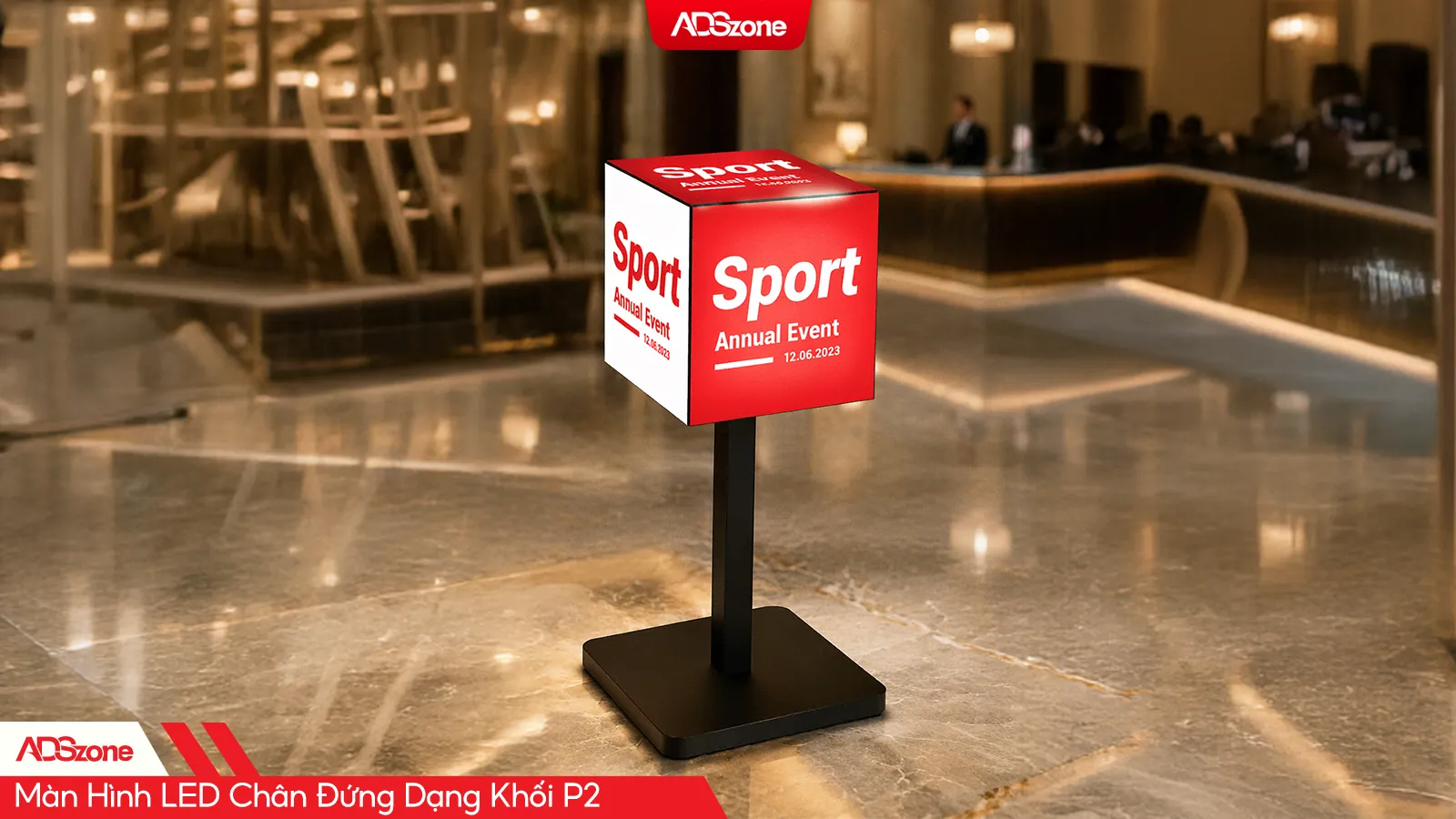LED Chân Đứng Dạng Khối - Thiết Kế Độc Đáo