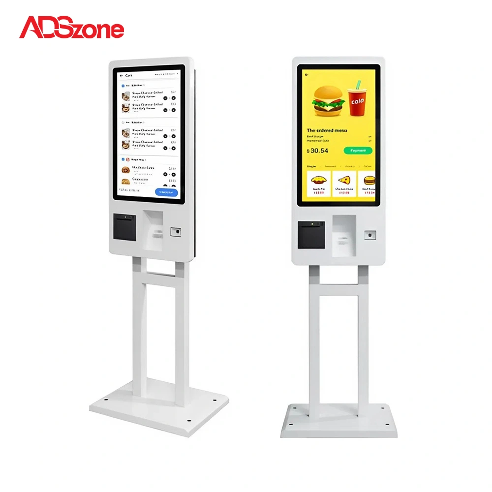 Kiosk Tự Phục Vụ Đế 2 Chân 32 Inch Trắng 2