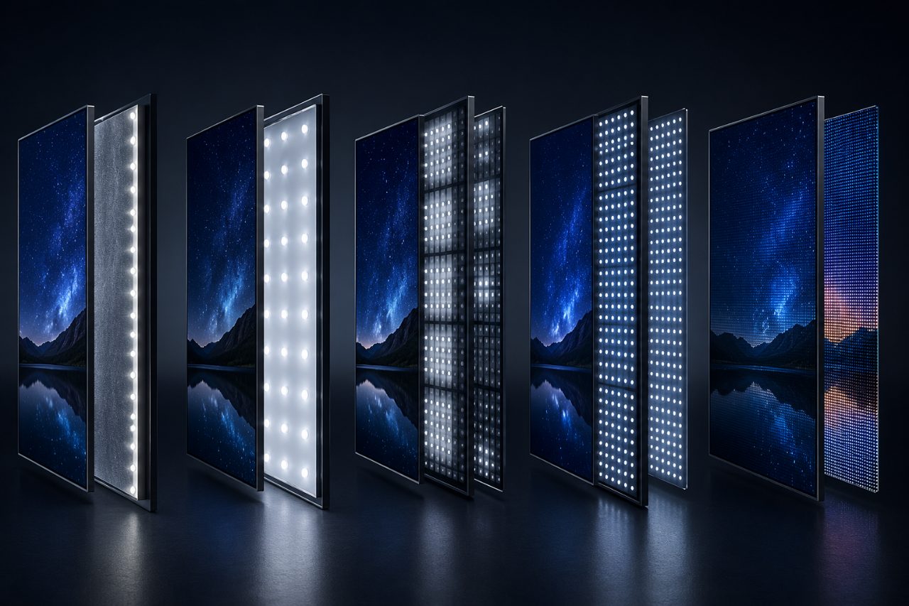 Các loại tấm nền LED phổ biến và đặc điểm từng loại