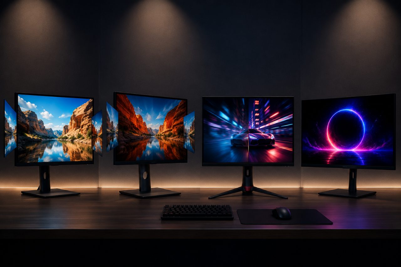 Các loại tấm nền màn hình 27 inch phổ biến