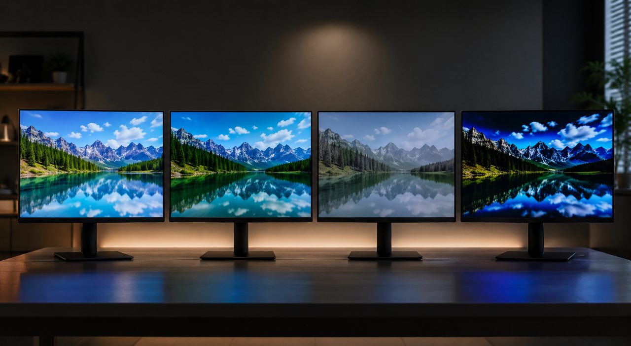 Các loại tấm nền phổ biến trên màn hình 24 inch