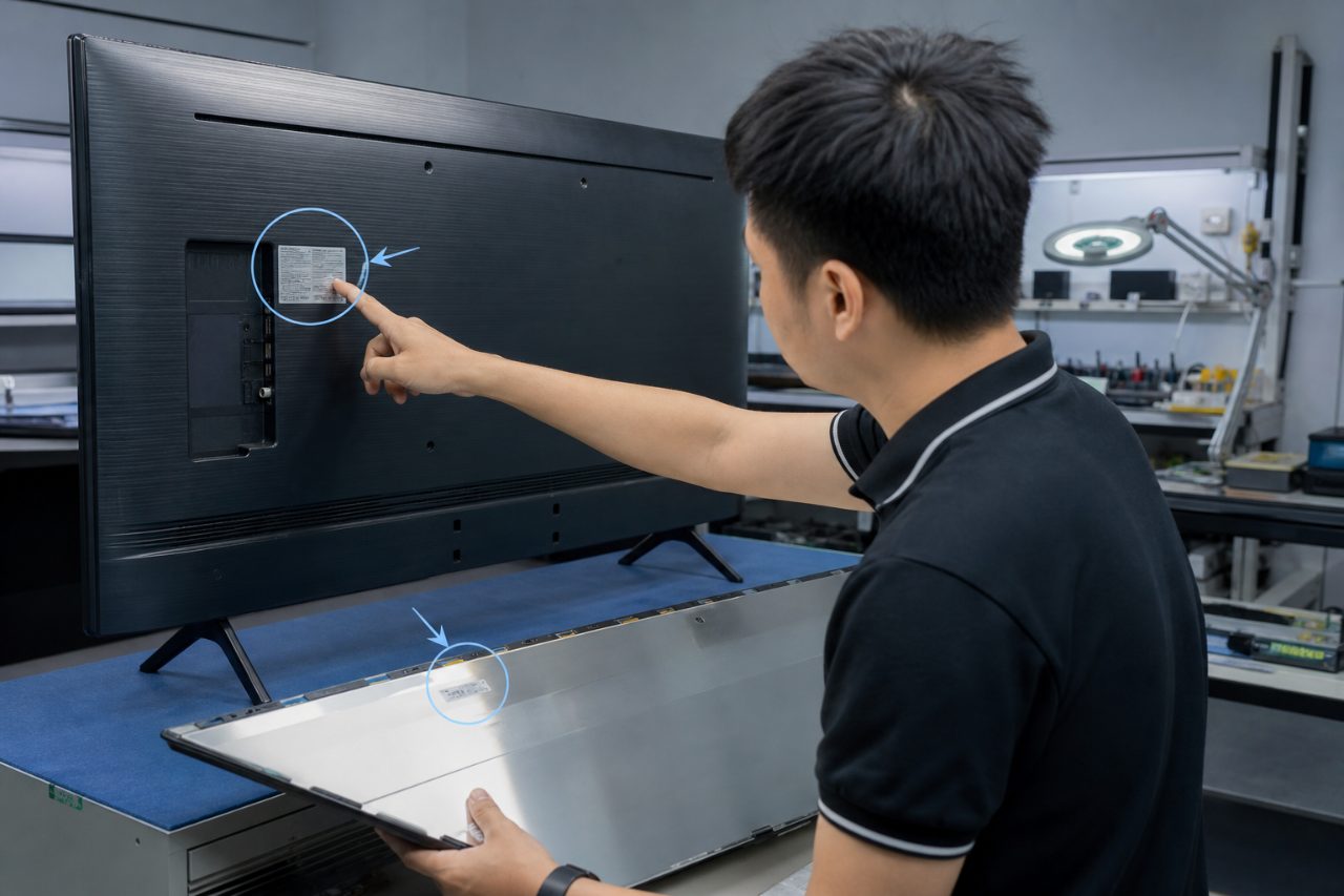 Cách chọn đúng tấm nền TV tương thích với model máy