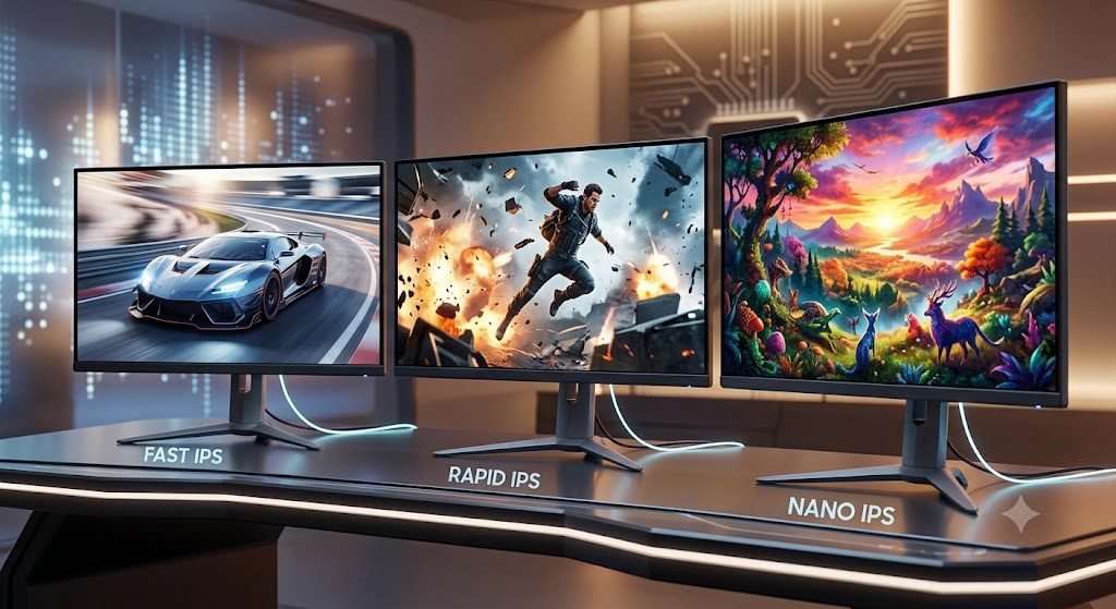 Fast IPS, Rapid IPS và Nano IPS khác nhau như thế nào?