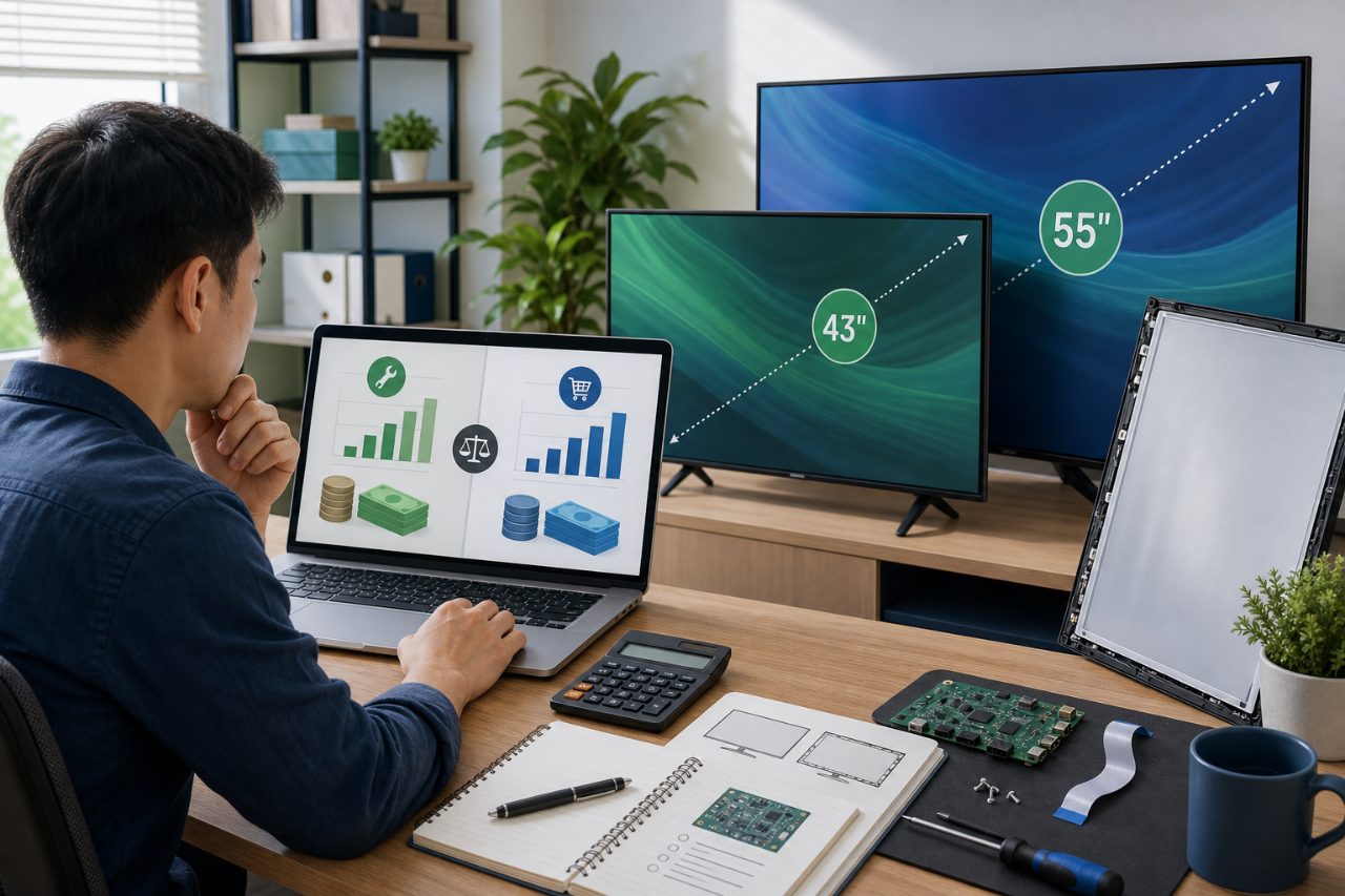 Giá tấm nền tivi Samsung và bài toán thay hay mua mới
