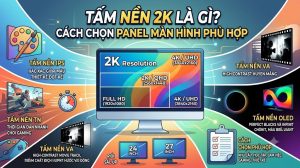 Tấm nền 2K là gì? Cách chọn màn hình phù hợp