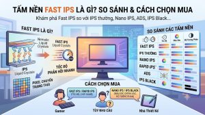 Tấm nền Fast IPS là gì? Cách chọn màn hình chuẩn
