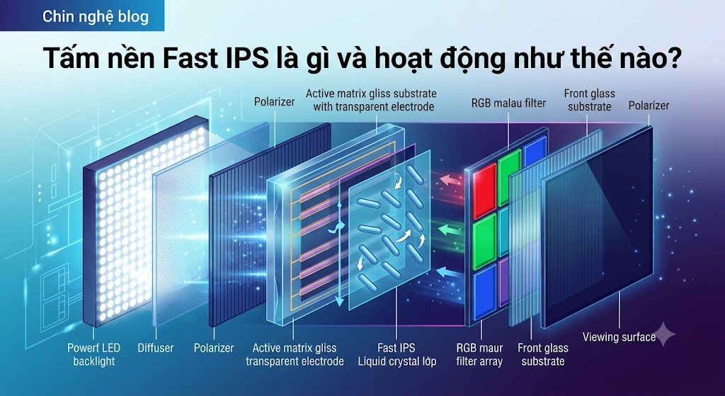 Tấm nền Fast IPS là gì và hoạt động như thế nào?