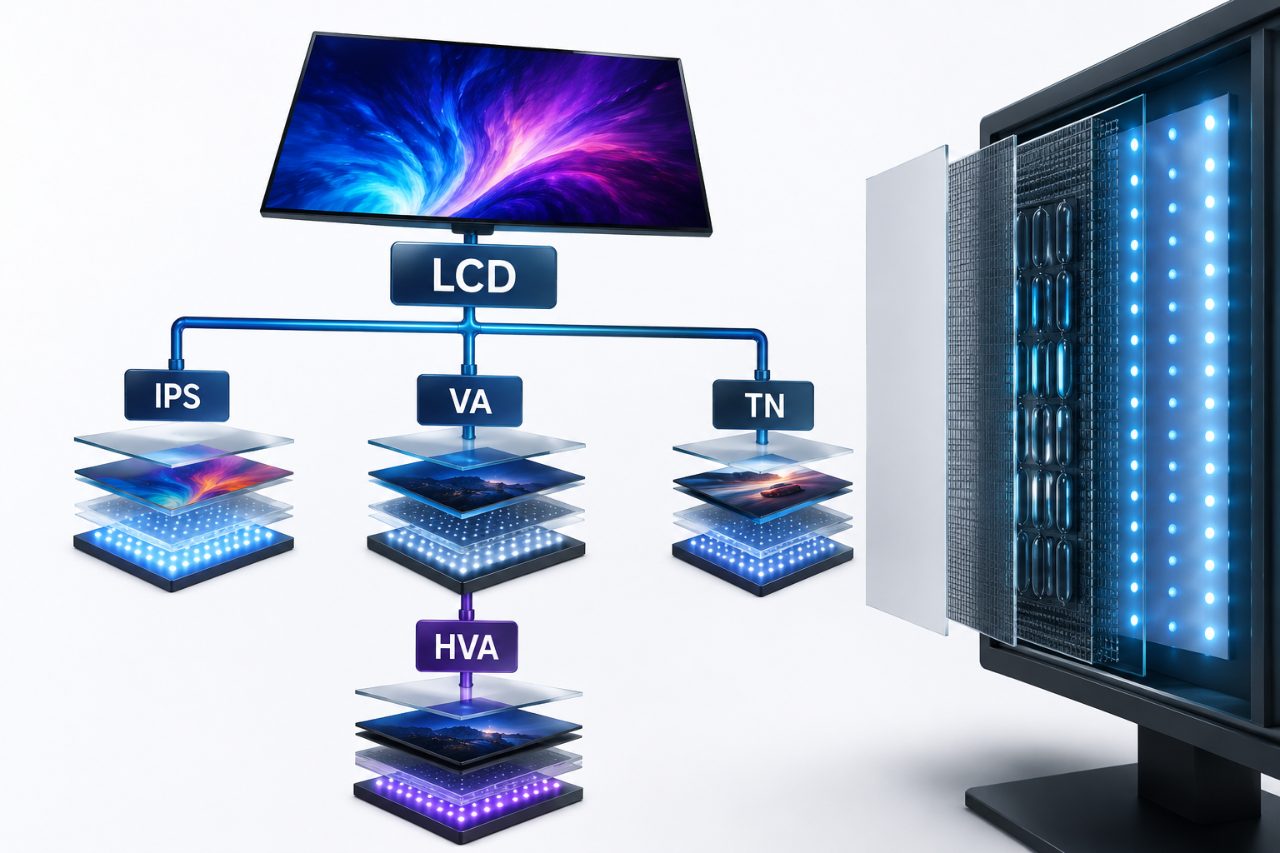 Tấm nền HVA là gì và có liên hệ thế nào với VA LCD?