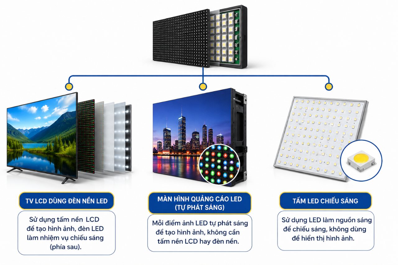 Tấm nền LED là gì? Hiểu đúng thuật ngữ trước khi chọn mua