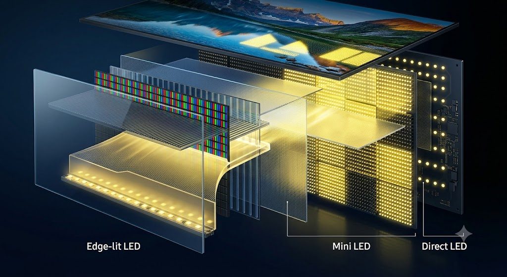 Tấm nền LED là gì và có những loại đèn nền nào?
