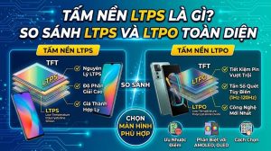 Tấm nền LTPS là gì? So sánh LTPS và LTPO