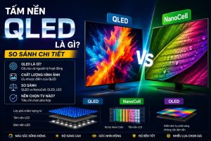 Tấm nền QLED là gì? So sánh QLED và NanoCell