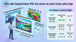 Tấm nền SuperClear IPS: So sánh và cách chọn