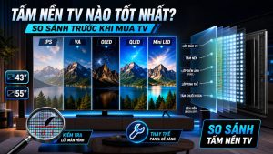 Tấm nền tivi nào tốt nhất? So sánh trước khi mua