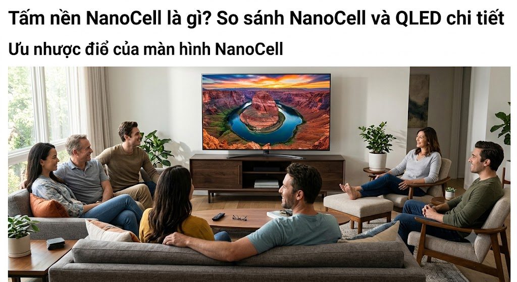 Ưu nhược điểm của màn hình NanoCell
