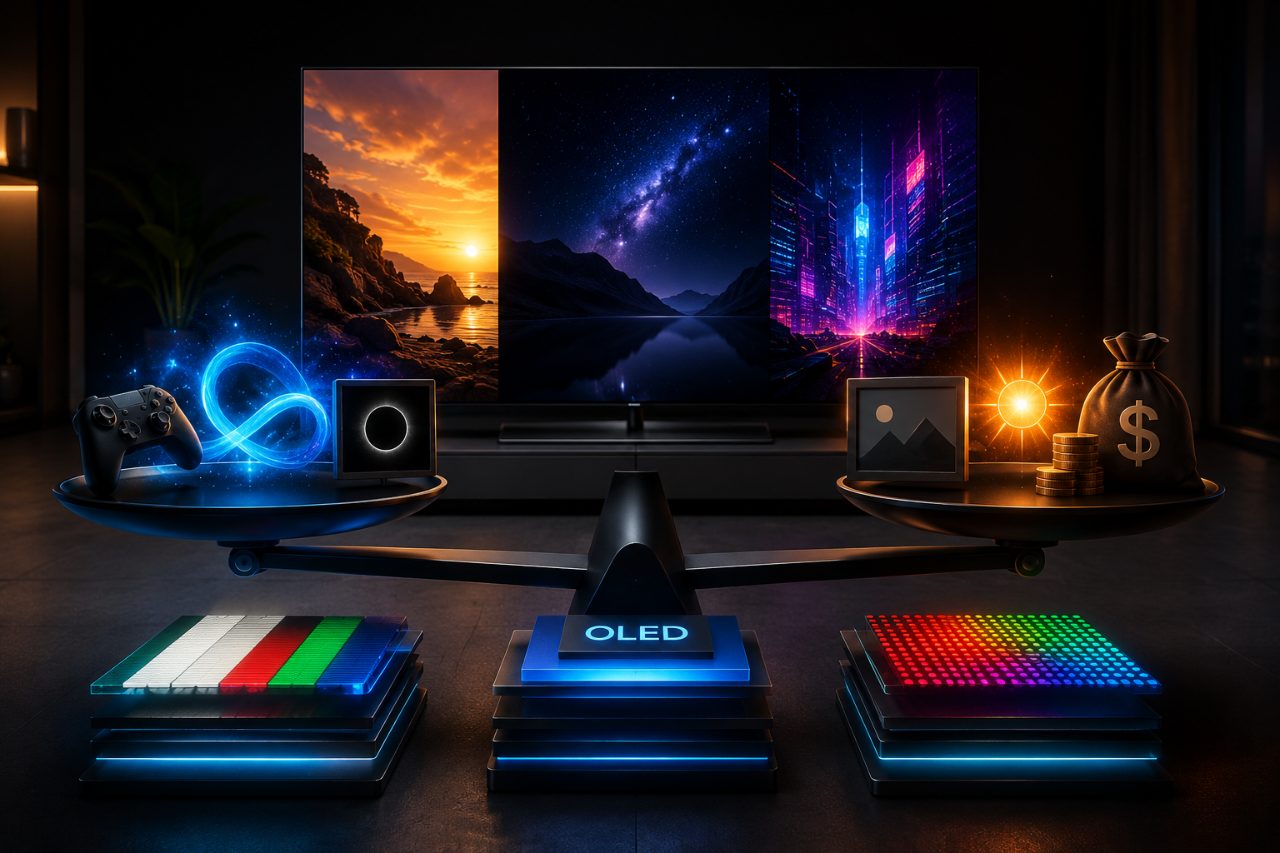 Ưu nhược điểm của tấm nền OLED, WRGB và QD-OLED