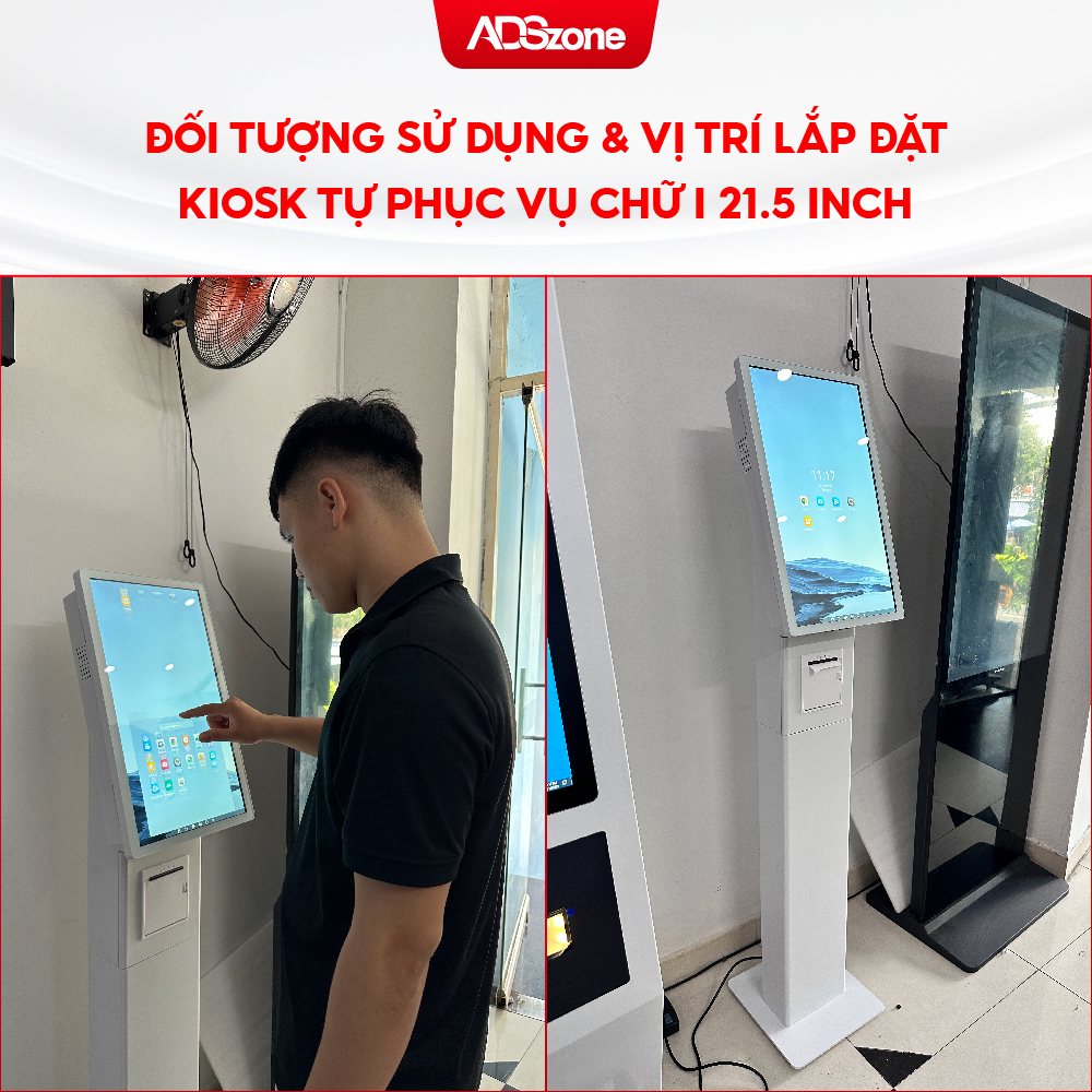Kiosk Bán Hàng Dáng Chữ I Phù Hợp Với Nhiều Doanh Nghiệp