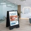 Màn Hình LED Chân Đứng Chữ A 1 Mặt Trong Nhà 4