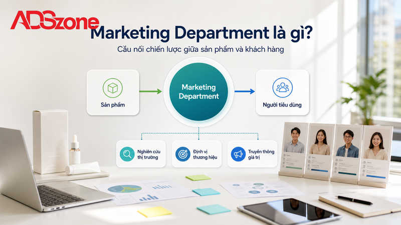 Marketing Department là gì và vai trò chiến lược trong doanh nghiệp
