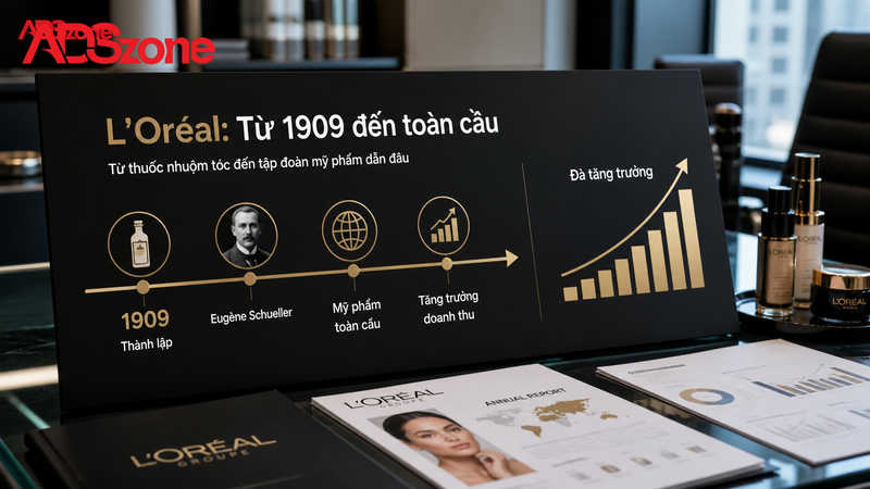 Tổng quan về L'Oréal: Hành trình thống lĩnh ngành làm đẹp toàn cầu
