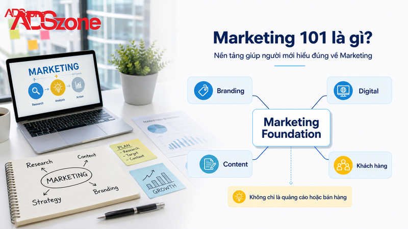 Marketing 101 là gì? Tổng quan về Marketing foundation cho người mới